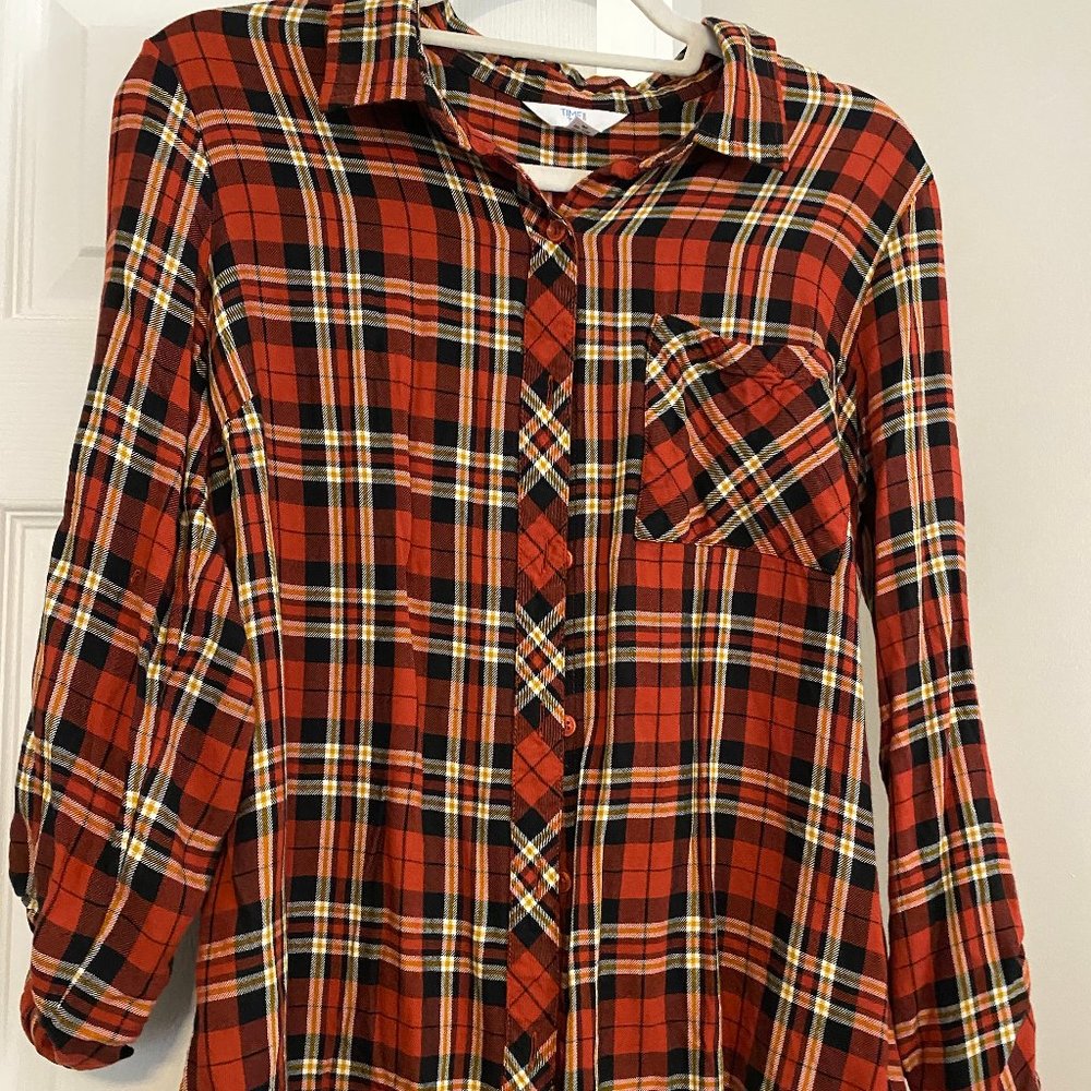 Women's Plaid button down